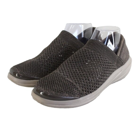 Bzees Charlie Knit Slip On Shoes Womens Size 10W Brown Mesh Comfort Walking main image 8